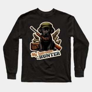 Hunter Labrador Retriever Long Sleeve T-Shirt